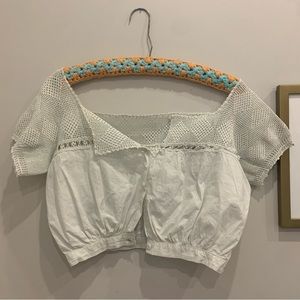 Antique Edwardian corset cover circa 1910, size small